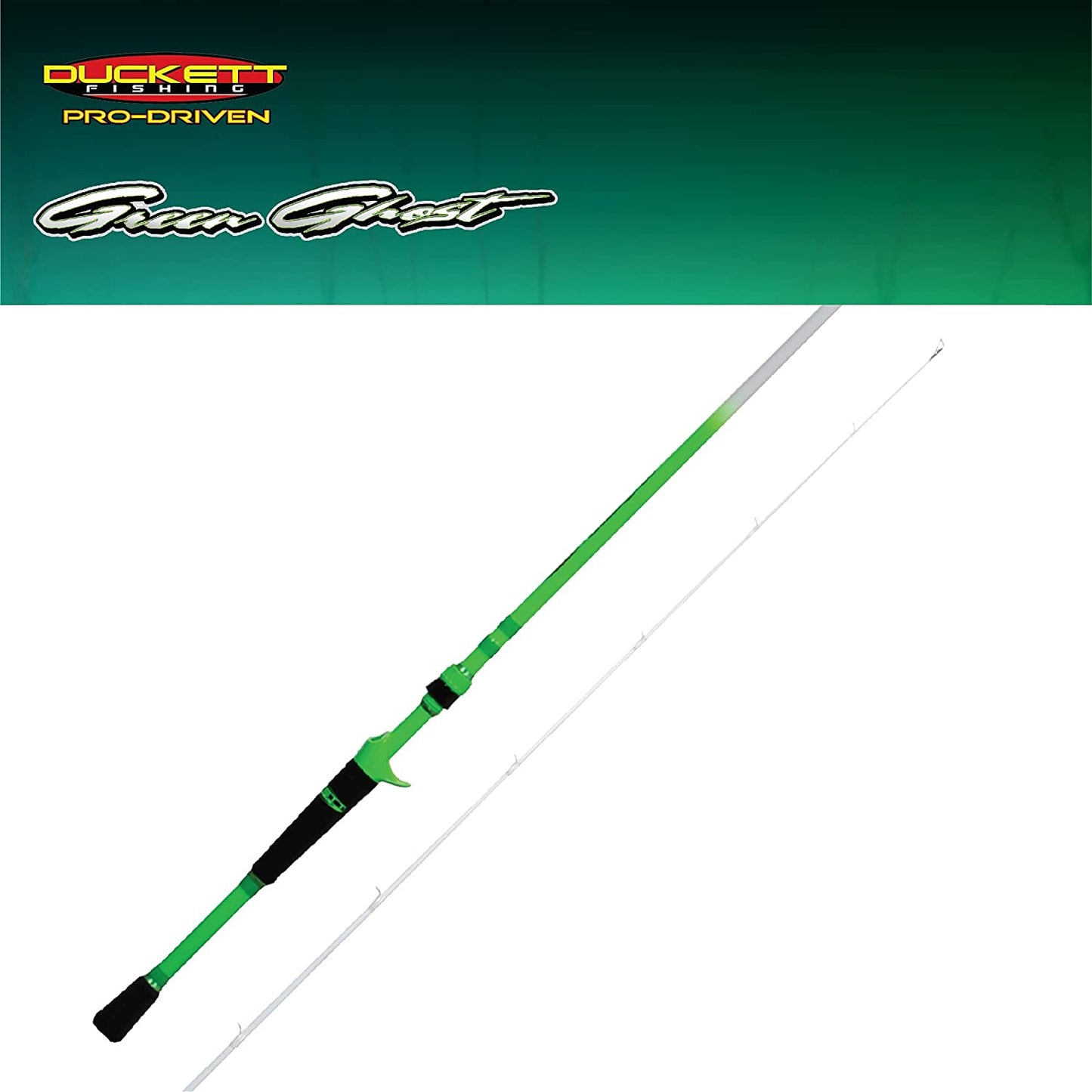 Green Ghost Angling Fishing Rods |True Split Reel Seat, Sensi-Touch Blanks - Available in Spinning, Casting & Crankin' Options