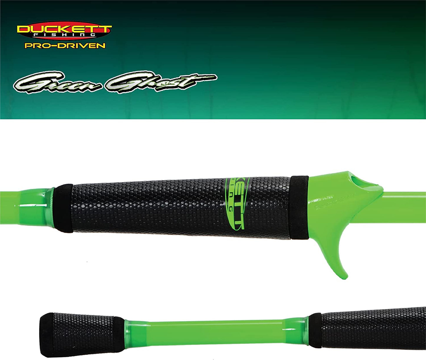 Green Ghost Angling Fishing Rods |True Split Reel Seat, Sensi-Touch Blanks - Available in Spinning, Casting & Crankin' Options