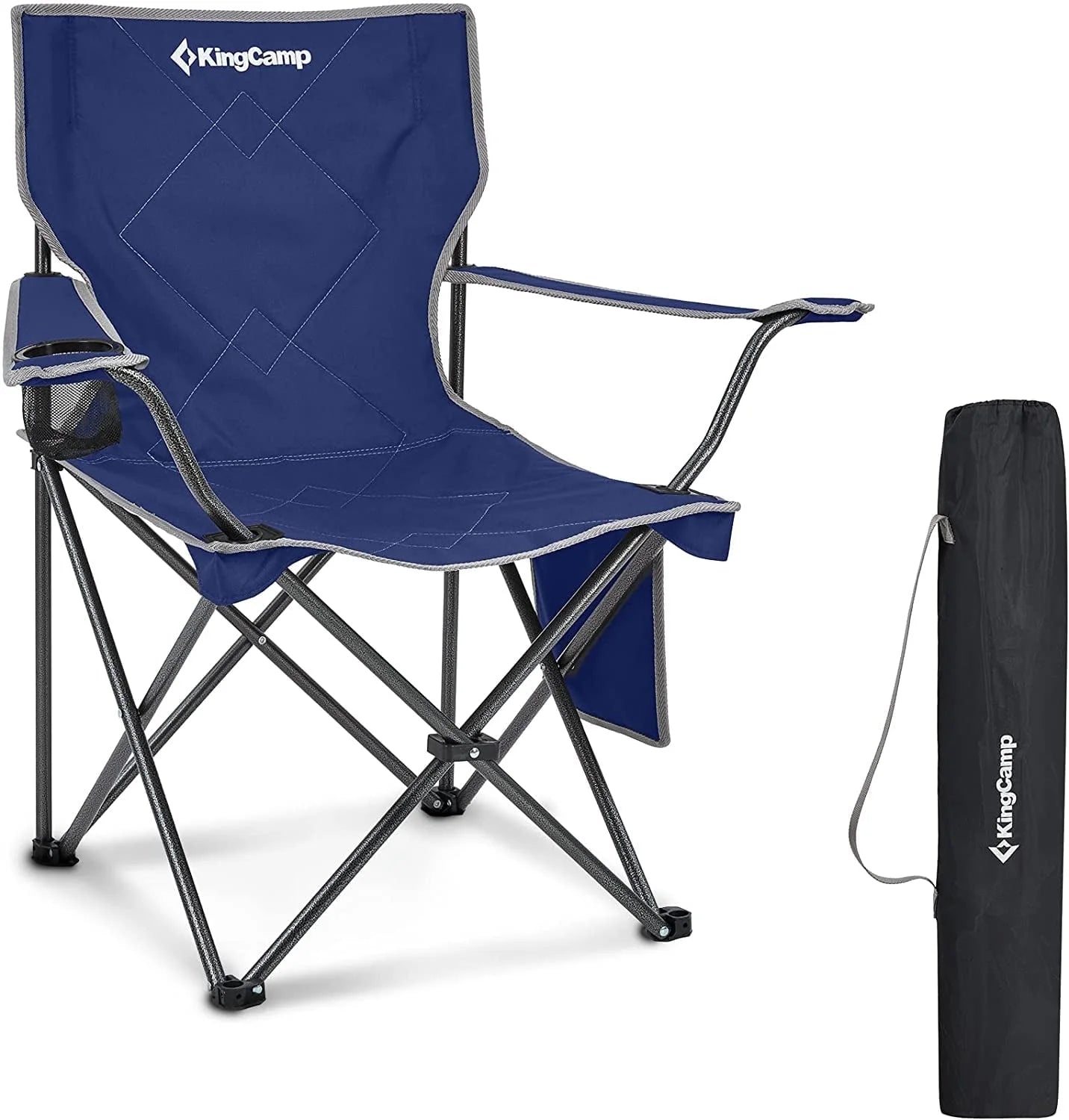 Lightweight Camping Chair Folding Portable Lawn Chairs for Adults Outdoor Support 220Lbs Cyan