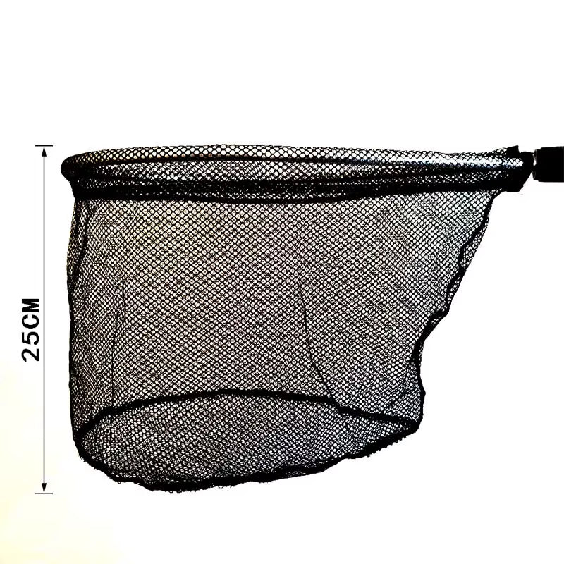 Aluminium Alloy Landing Net Fly Fishing Fish Saver Knotless Fishing Tools Small Mesh Trout Hand Net Mesh Catcher Crab Cage