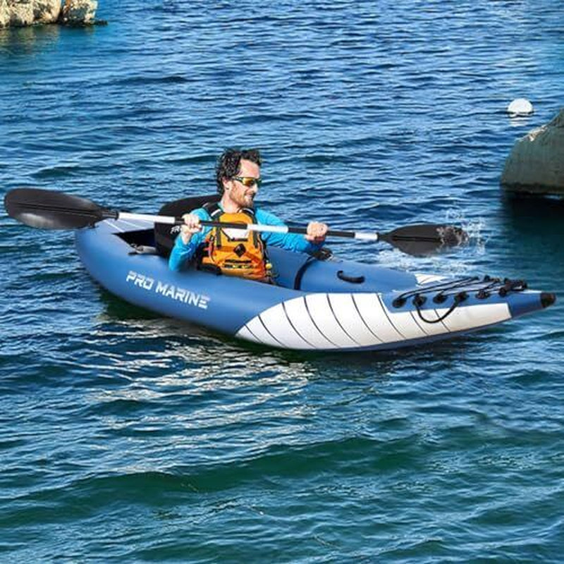 Inflatable Kayak Deluxe Oar Included, Blow up Touring Kayak Set,With 1 Person