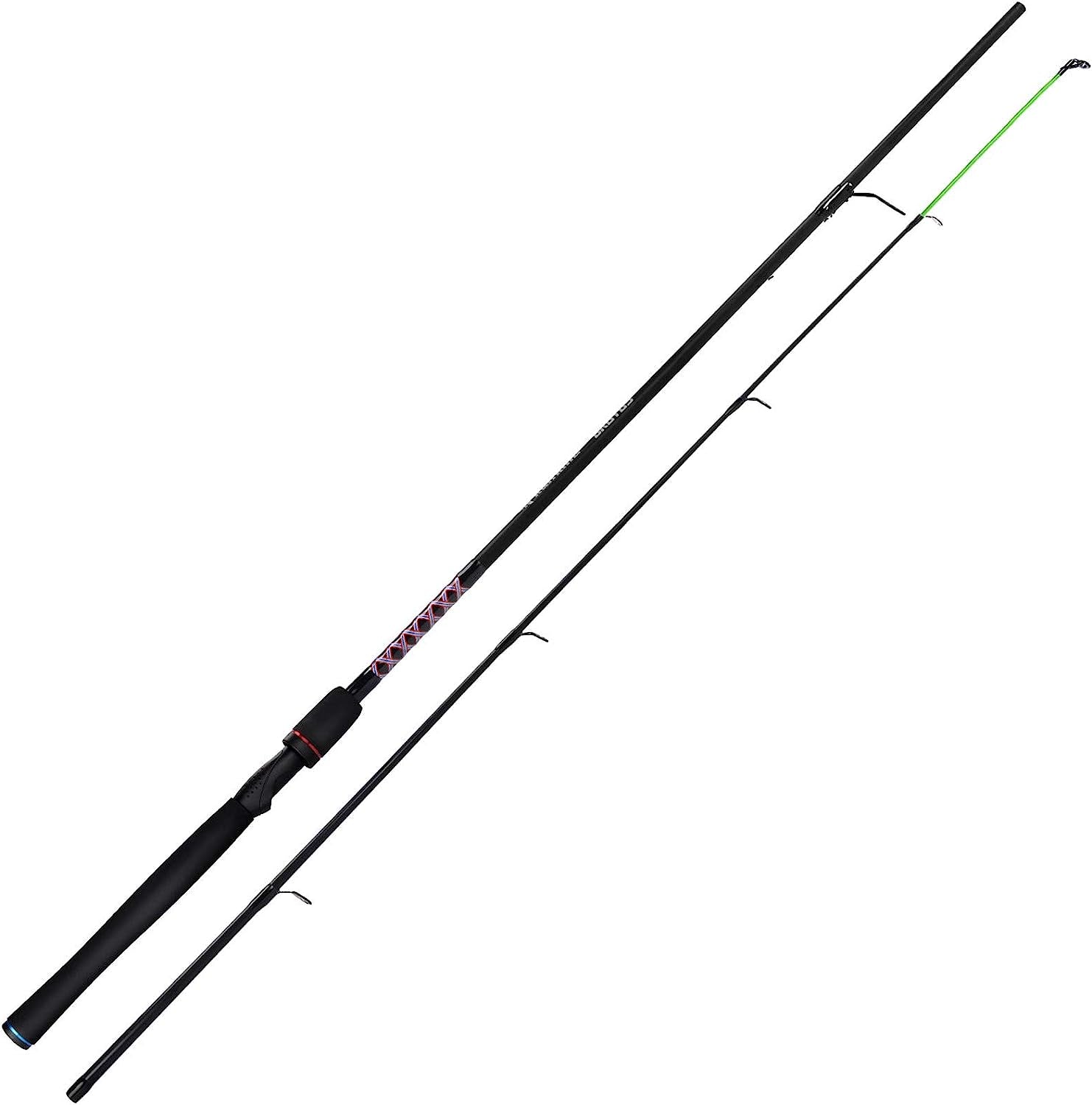 Brutus Spinning Rods & Casting Fishing Rods, Brute Tuff Composite Graphite & Glass Blanks, Stainless Steel Line Guides W/Zirconium Oxide Rings Tip Top, Chartreuse Strike Tip