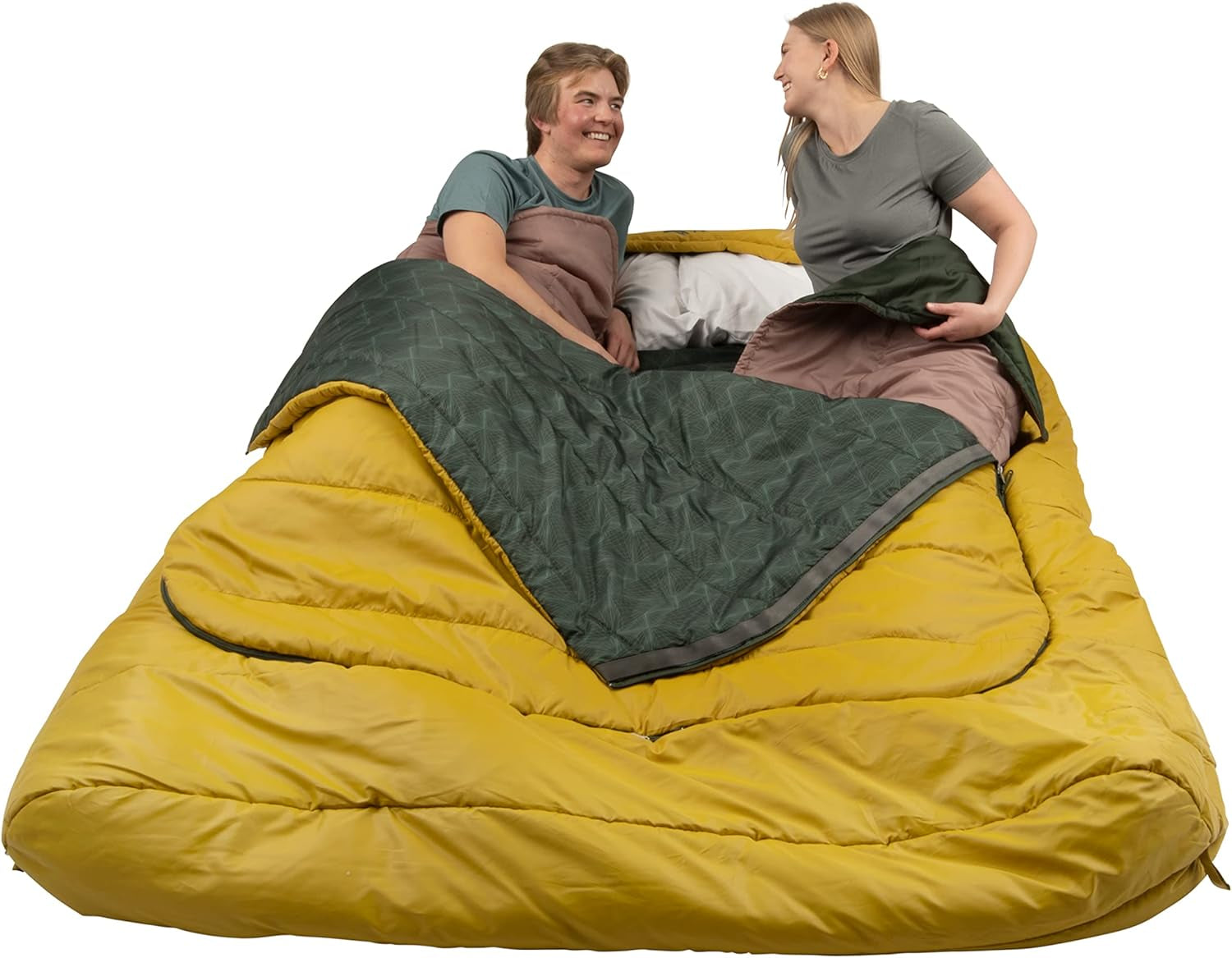 Tru.Comfort Doublewide 20 Degree Sleeping Bag – Two Person Synthetic Camping Sleeping Bag for Couples & Family Camping