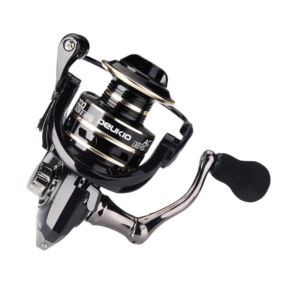 12BB Metal Spinning Fishing Reel 5.2:1 Freshwater Saltwater Left Right Hand Reel