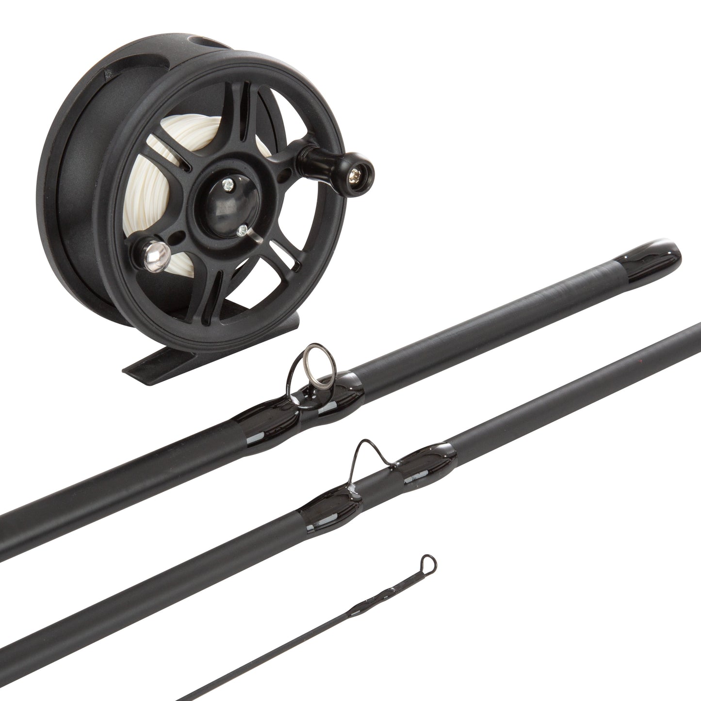 Fly Fishing Rod and Reel Combo, Carrying Case Flies and Fishing Line Included: Charter Series Gear and Accessories by  (Black)