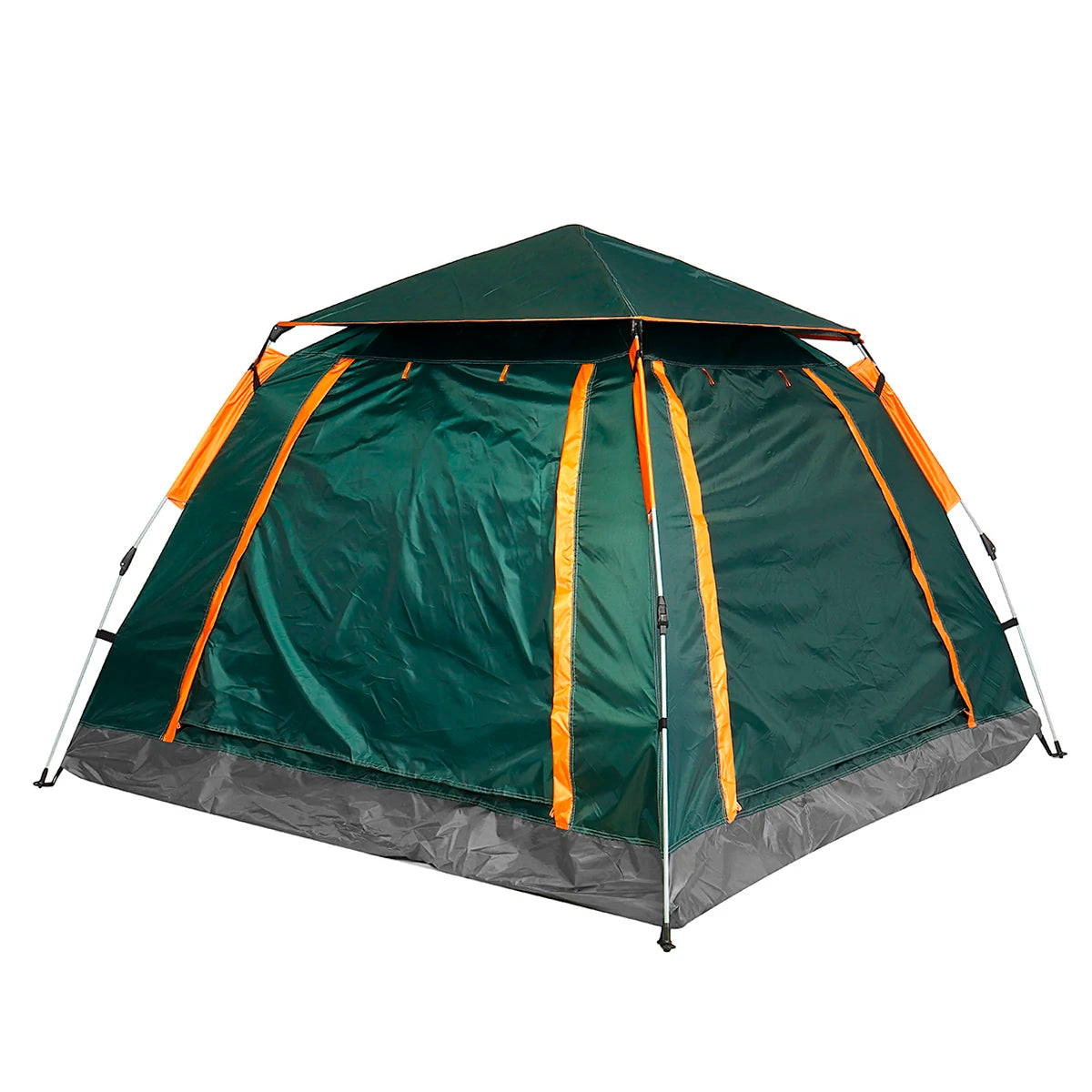 3-4Person/5-8 Person Automatic Speed-Open Camping Tent 210T Oxford Cloth Double Deck Sun Protection Waterproof Tent Sun Shelter Open up Tent for Hiking Climbing