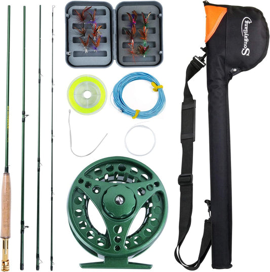 Freshwater Fly Fishing Rod with Reel Combo Kit