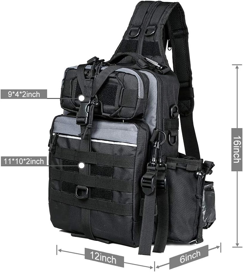 Fishing Backpack Outdoor Tackle Bag Large Fishing Tackle Bag Water-Resistant Fishing Backpack