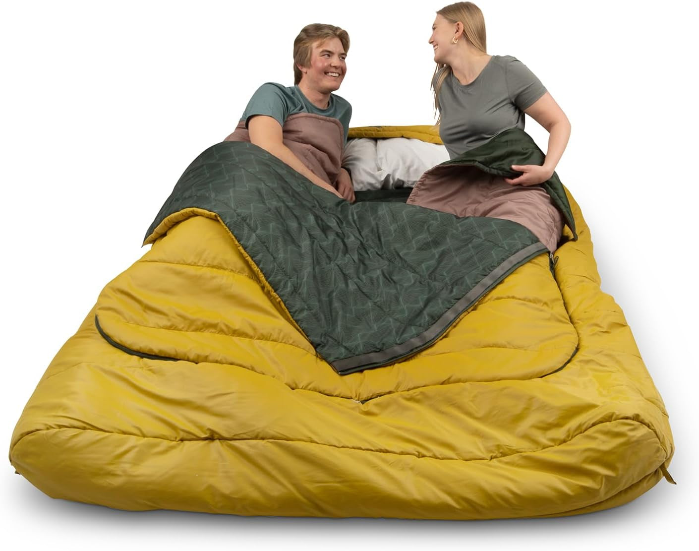 Tru.Comfort Doublewide 20 Degree Sleeping Bag – Two Person Synthetic Camping Sleeping Bag for Couples & Family Camping