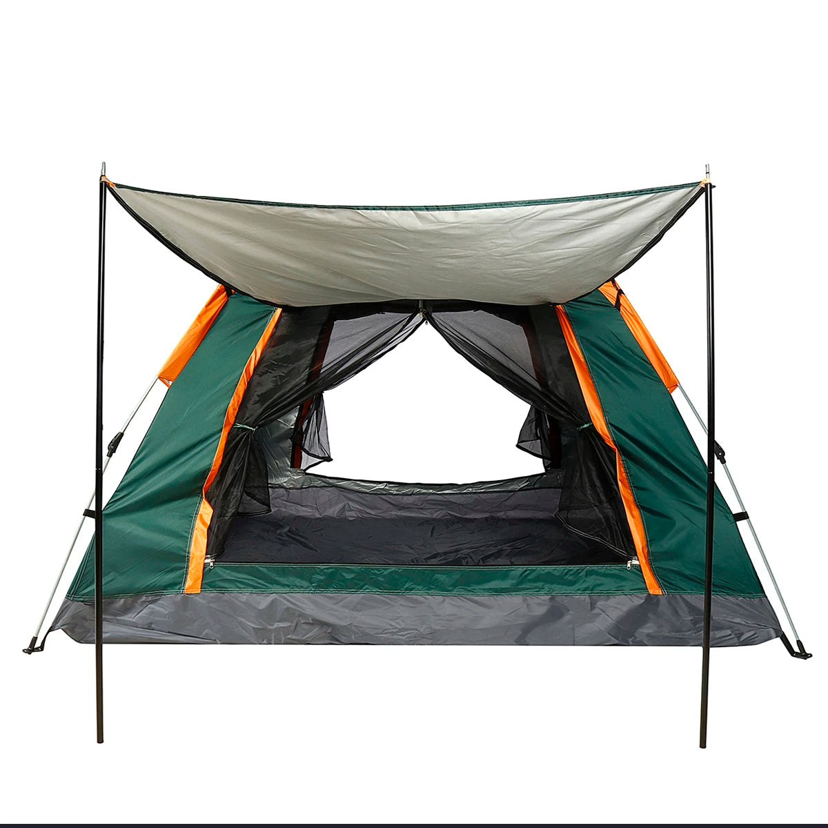 3-4Person/5-8 Person Automatic Speed-Open Camping Tent 210T Oxford Cloth Double Deck Sun Protection Waterproof Tent Sun Shelter Open up Tent for Hiking Climbing