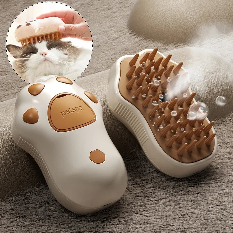 Steam Brush Pet Massage